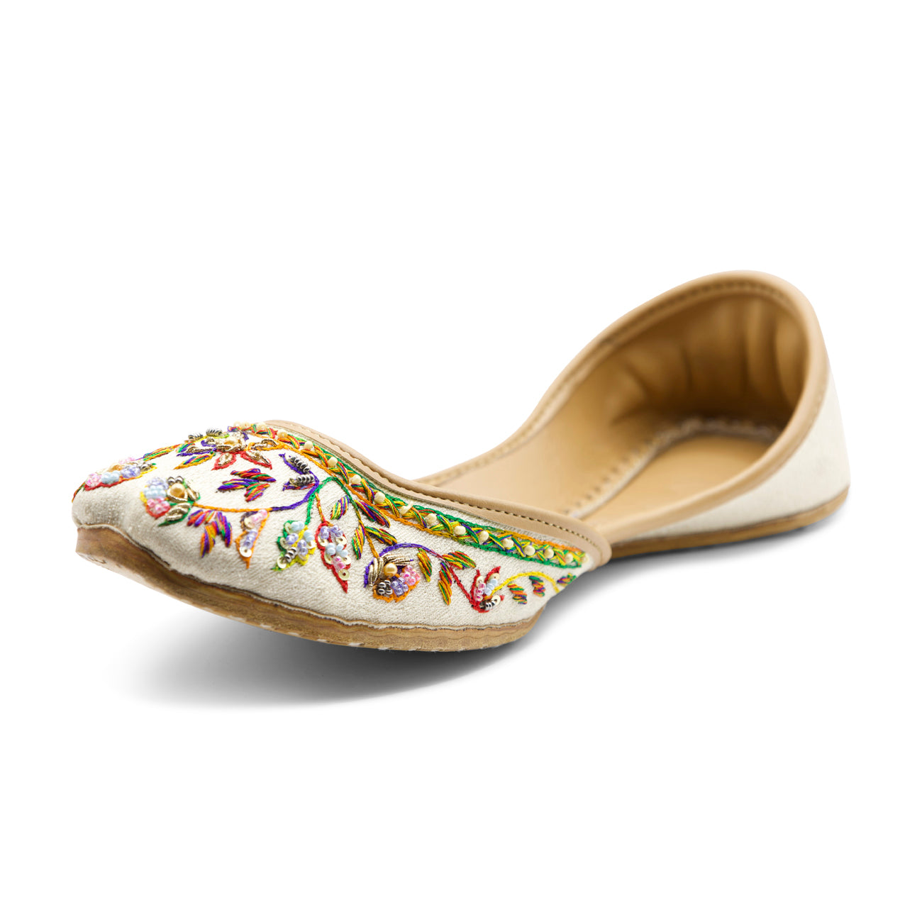 Aagosh - White Jutti