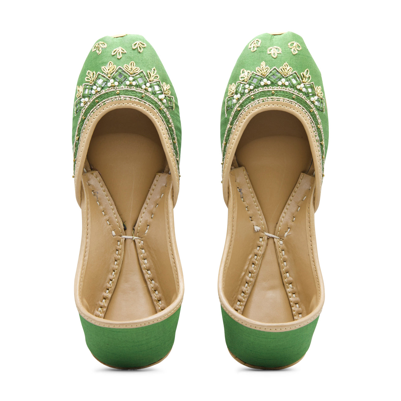 Bahaar - Green Jutti