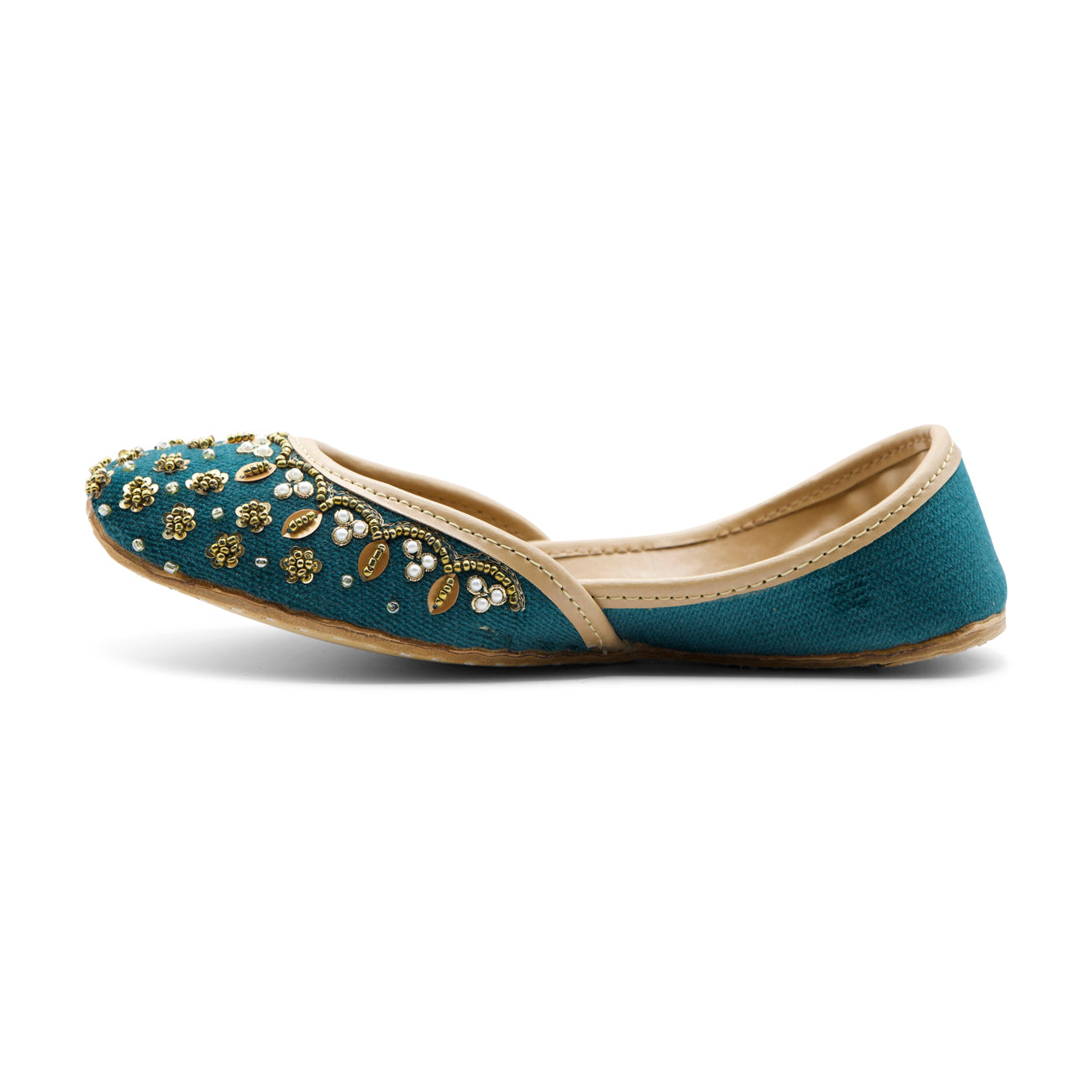 Sahara - Teal Jutti