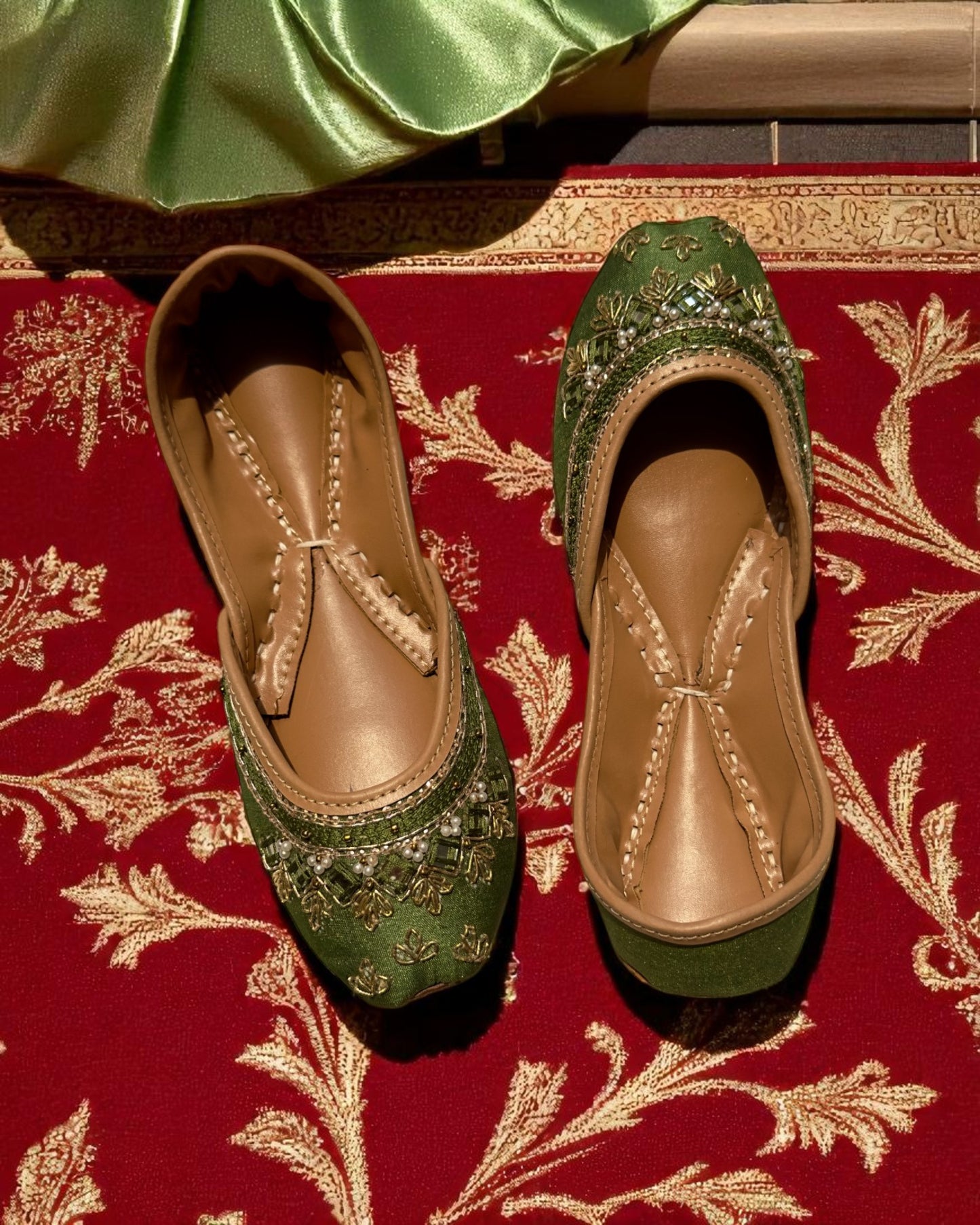 Bahaar - Green Jutti