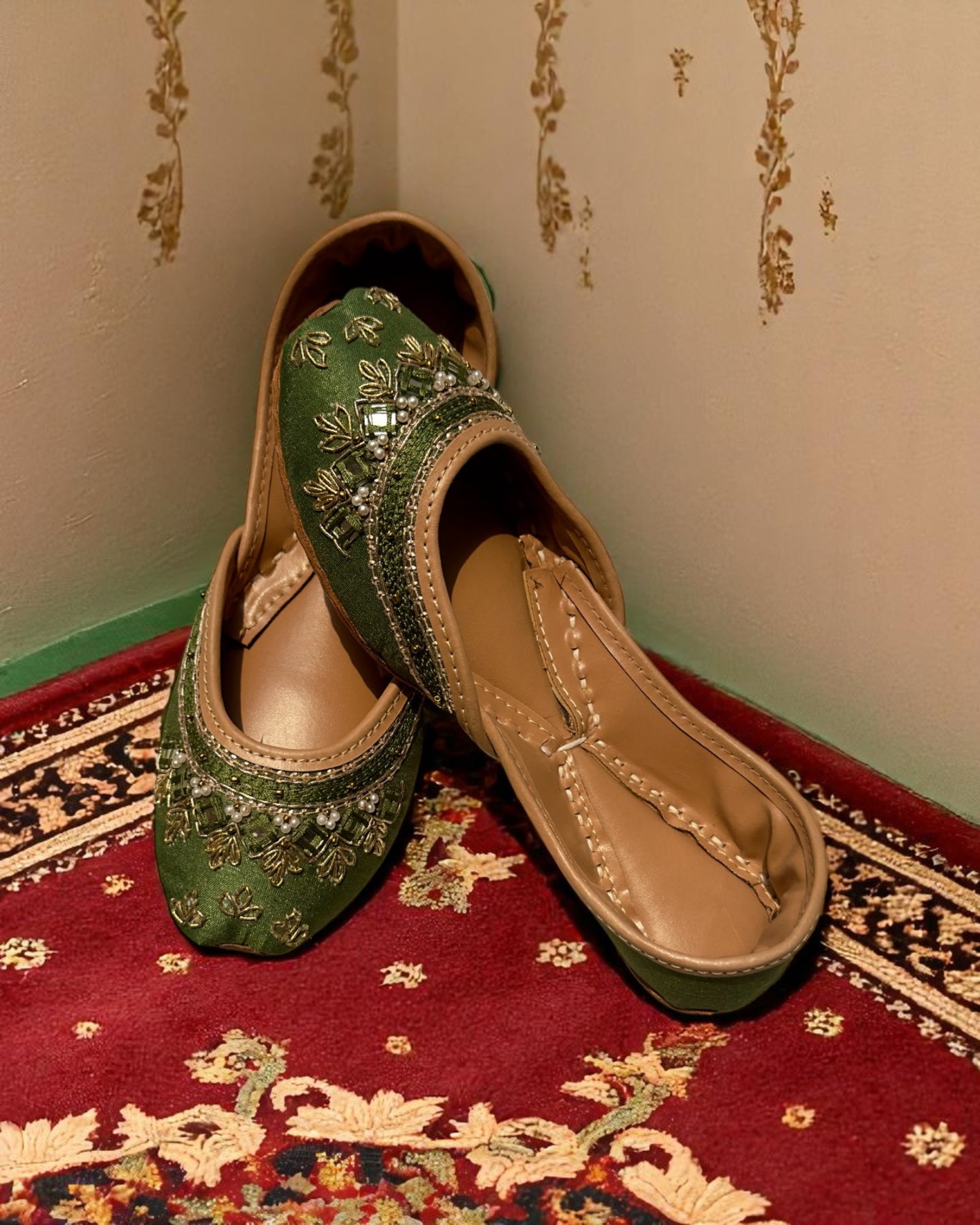 Bahaar - Green Jutti
