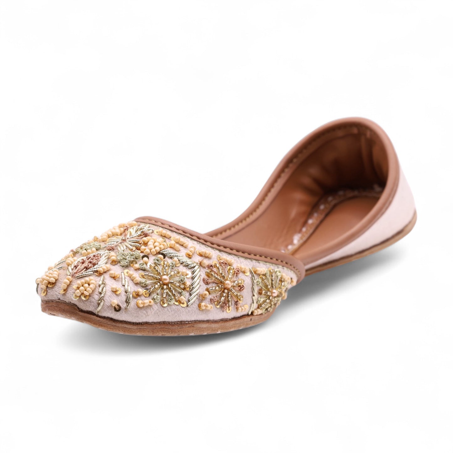 Khazana - Taupe Jutti Shoes