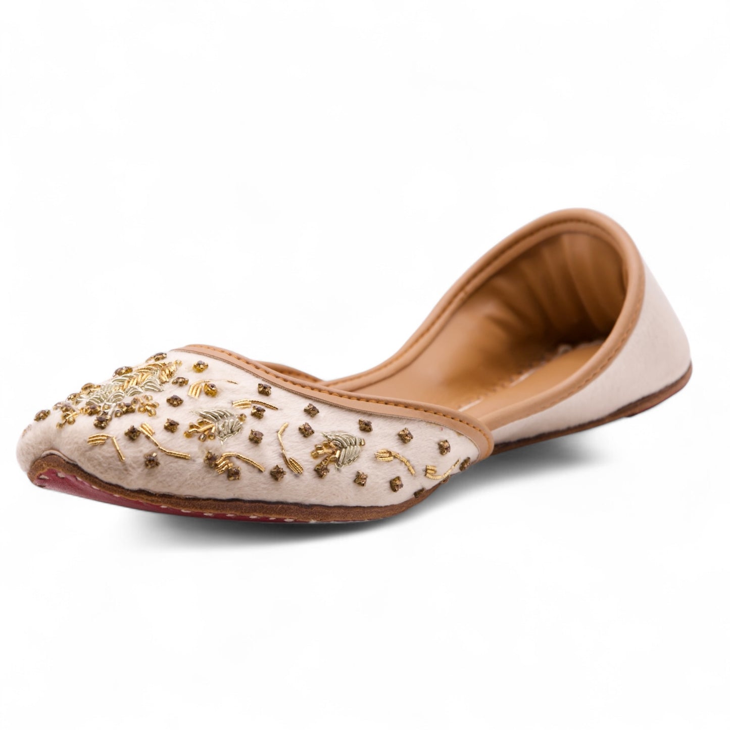 Nuzhat - Beige Jutti