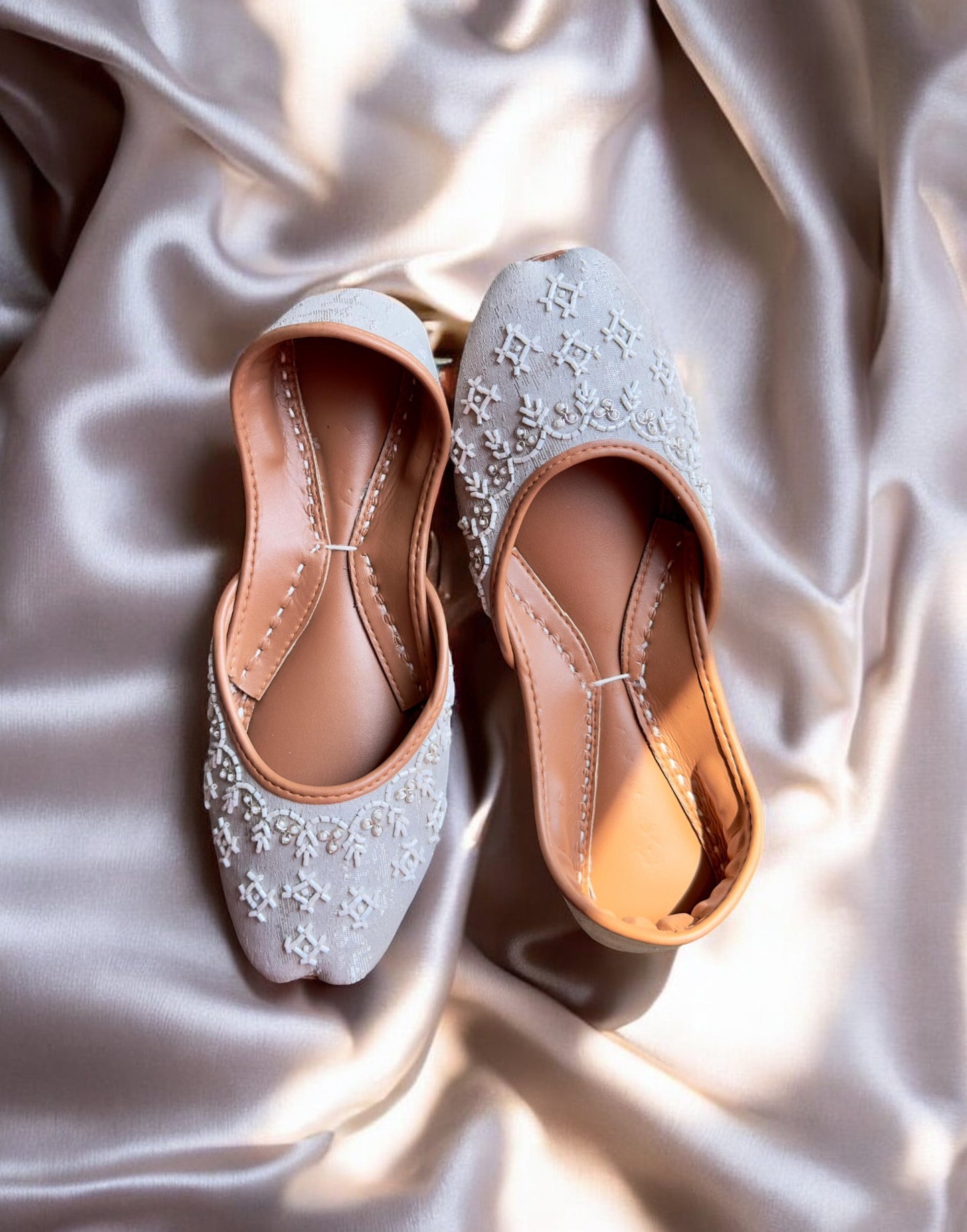 grey handmade shoes