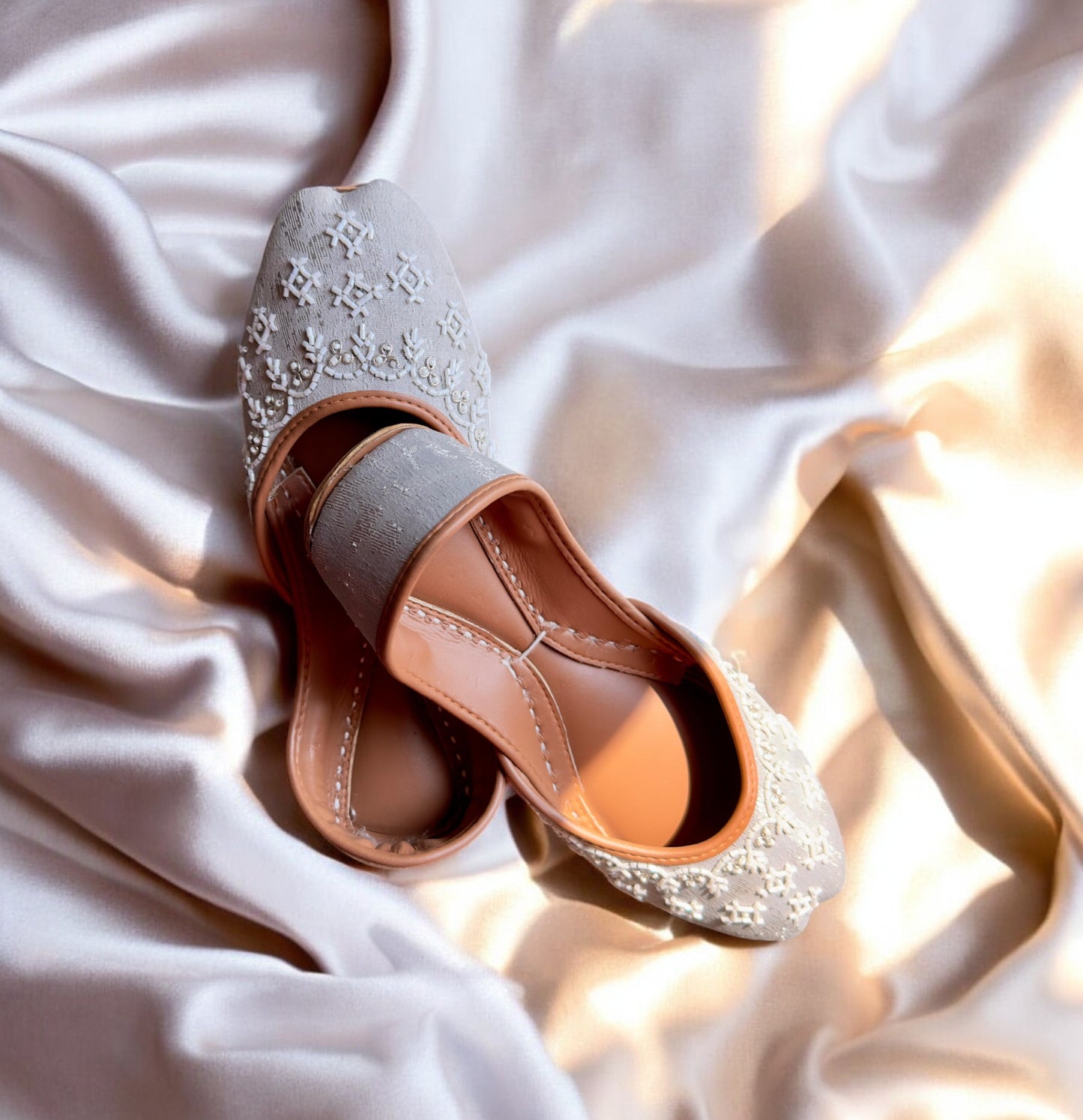 indian shoes grey