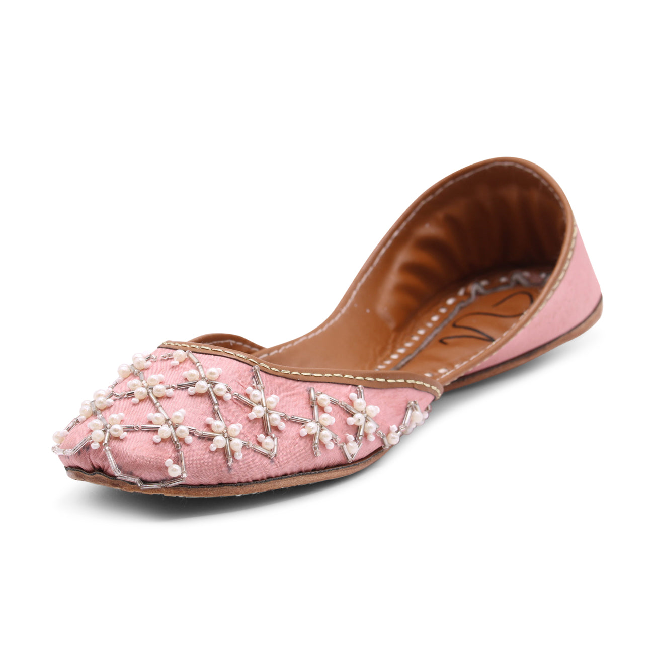 Pink Jutti Handmade Wedding Khussa for Women Ujaala