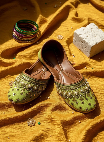 Heer - Green Jutti
