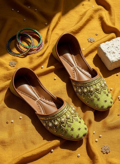 Heer - Green Jutti