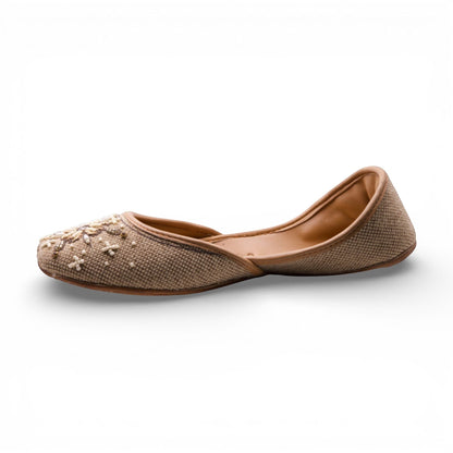 Ghazal - Sand Beige Jutti