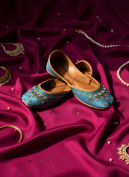Bahaar - Blue Jutti