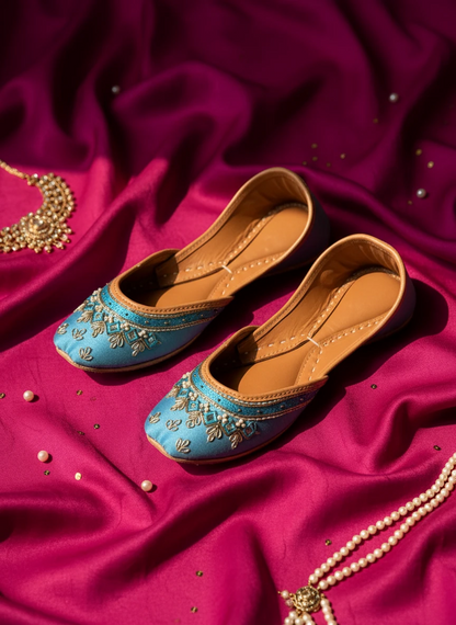 Bahaar - Blue Jutti