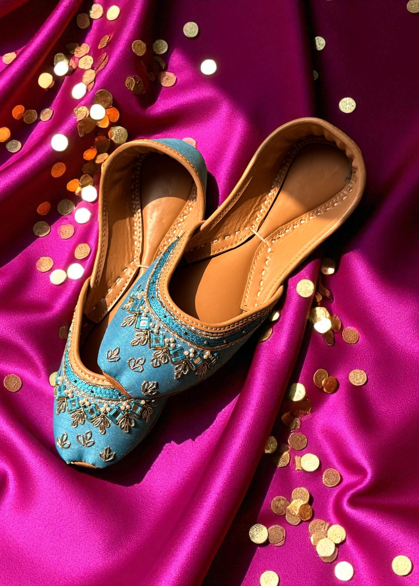 Bahaar - Blue Jutti