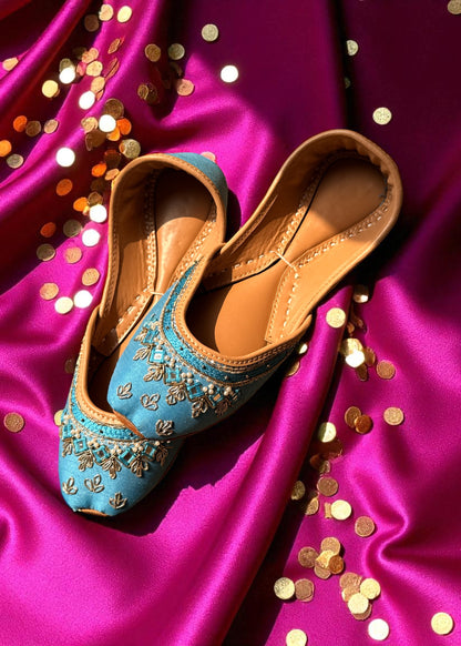 Bahaar - Blue Jutti