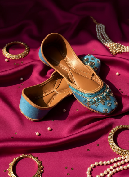 Bahaar - Blue Jutti