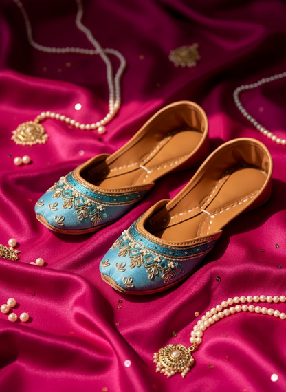 Bahaar - Blue Jutti