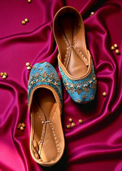 Bahaar - Blue Jutti