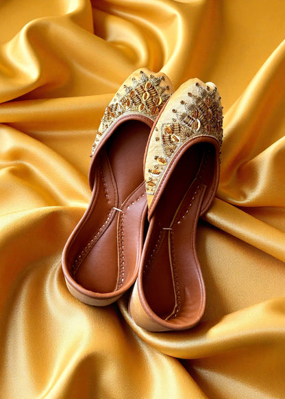 Afsana - Gold Jutti