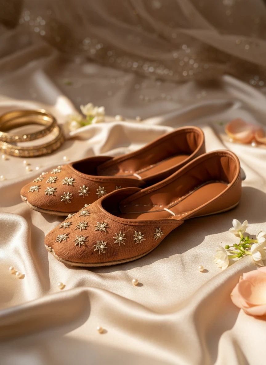 Gulzaar - Brown Jutti