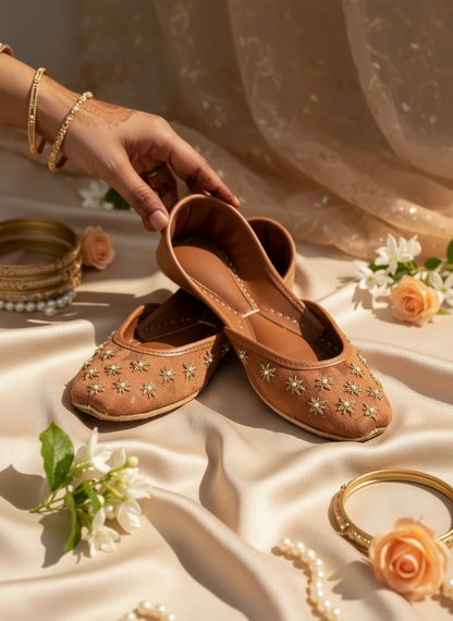 Gulzaar - Brown Jutti