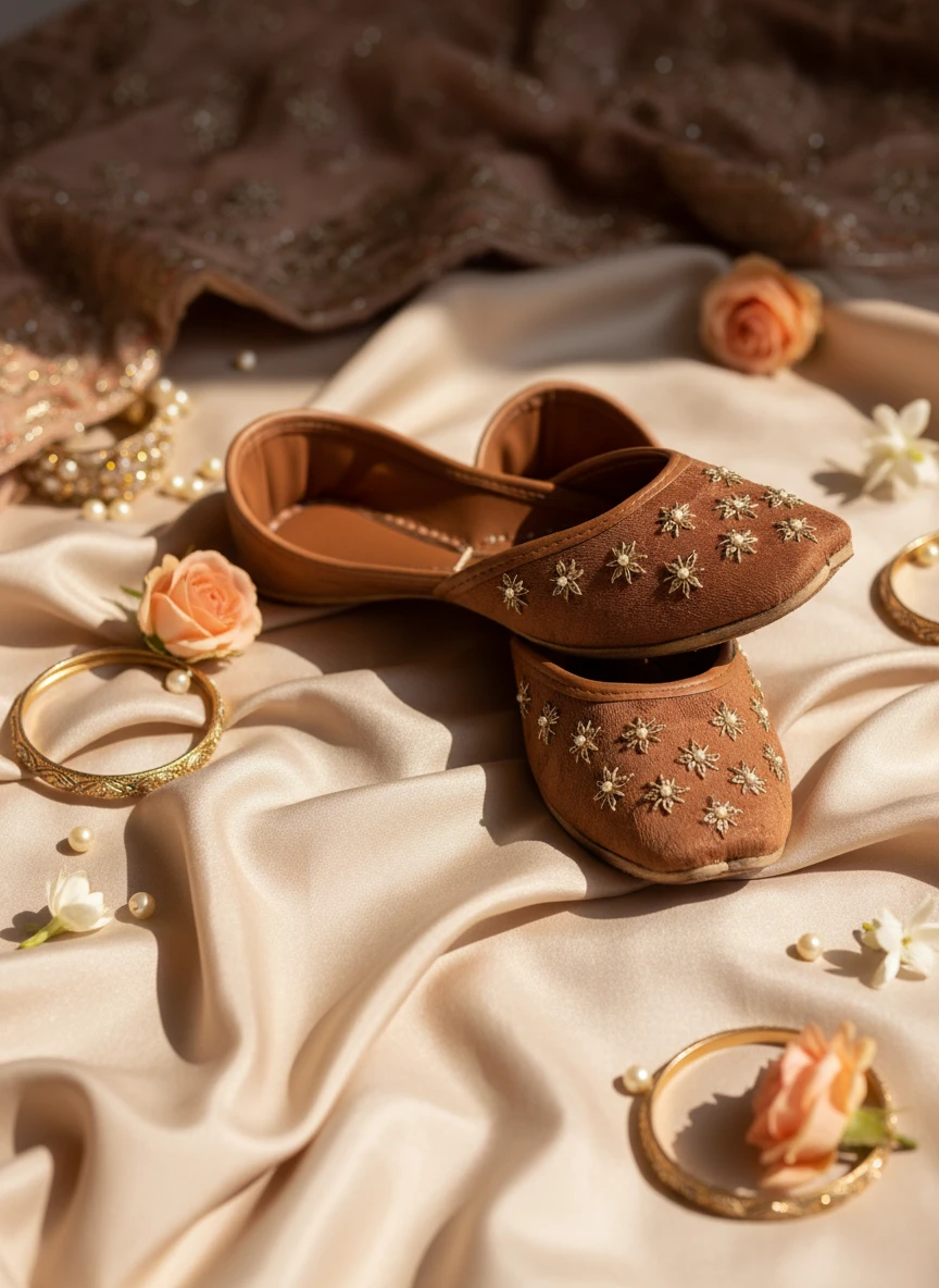 Gulzaar - Brown Jutti