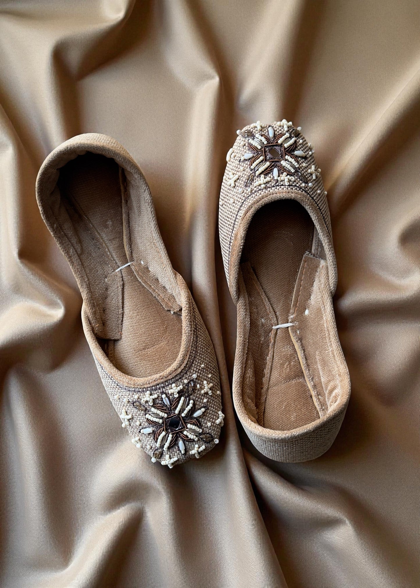 Ghazal - Sand Beige Jutti