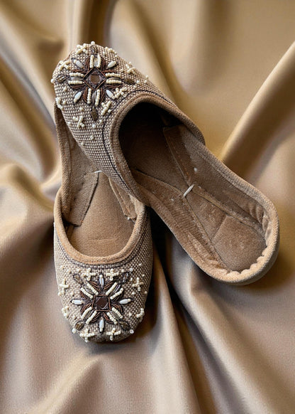 Ghazal - Sand Beige Jutti