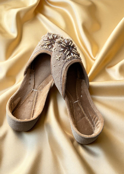 Ghazal - Sand Beige Jutti