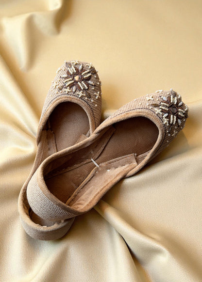 Ghazal - Sand Beige Jutti