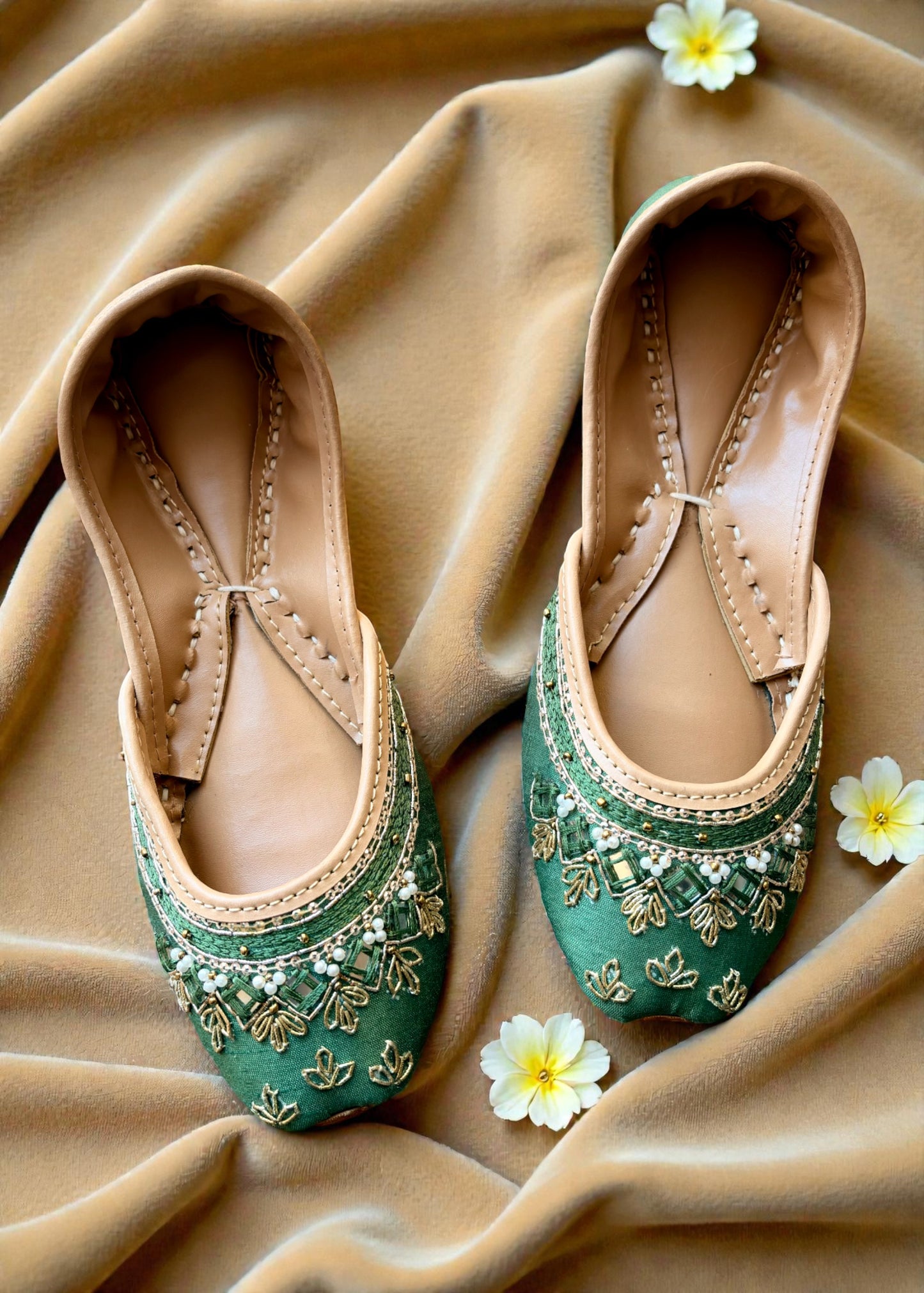 Bahaar - Green Jutti