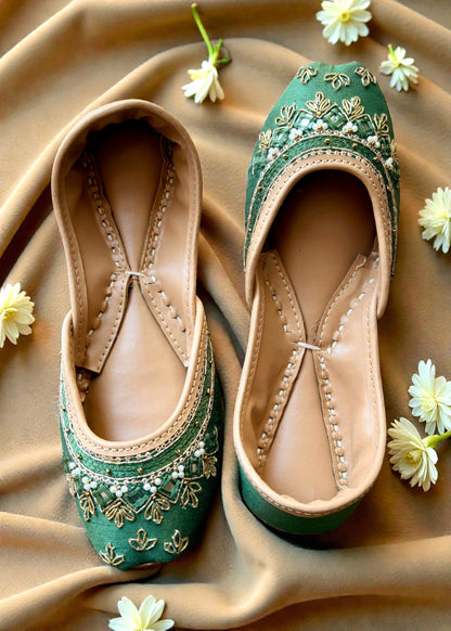 Bahaar - Green Jutti