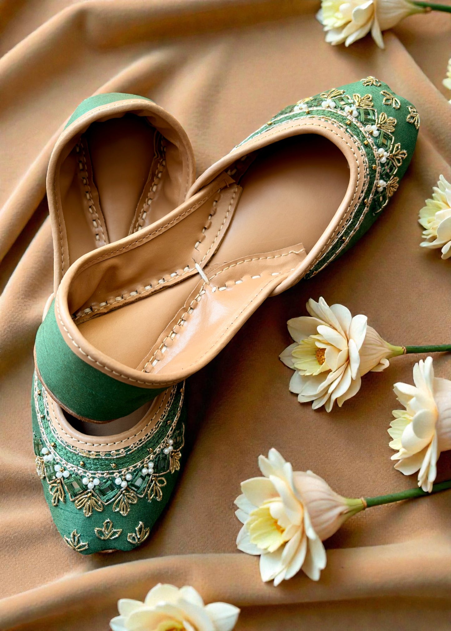 Bahaar - Green Jutti