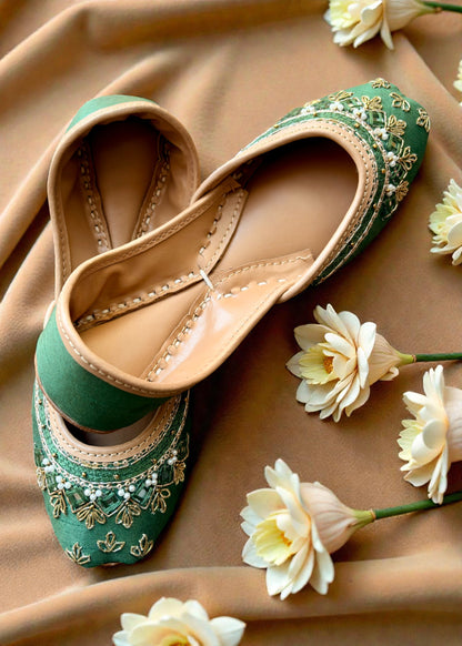 Bahaar - Green Jutti