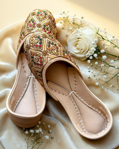 Shahi - Beige Jutti