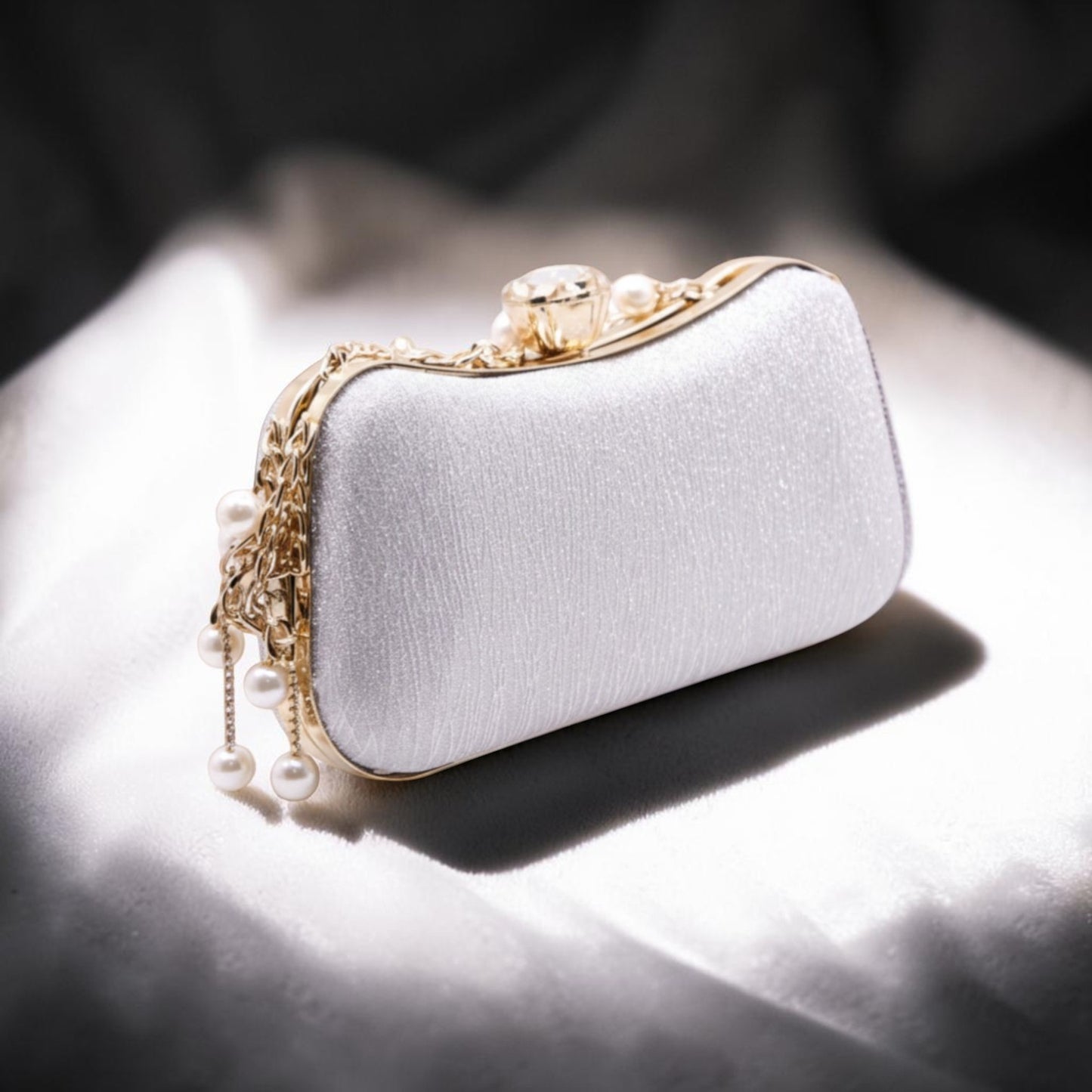 Colette - Silver Clutch