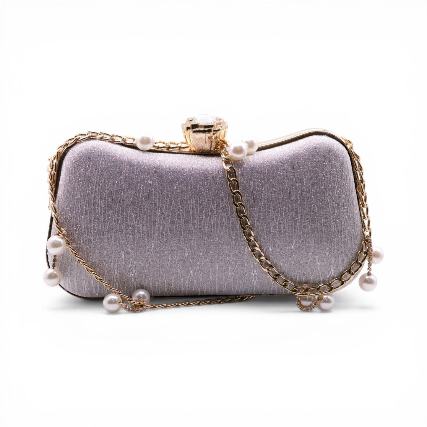 Colette - Silver Clutch