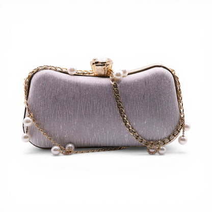 Colette - Silver Clutch