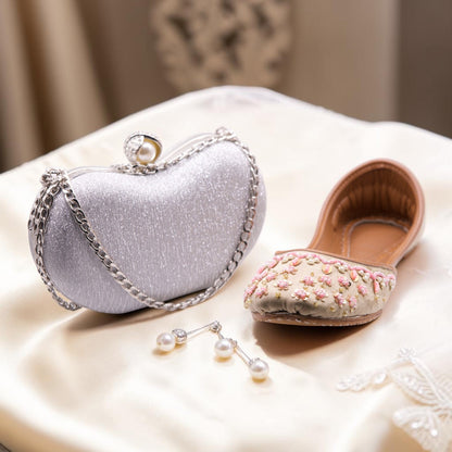 Aisling - Silver Clutch