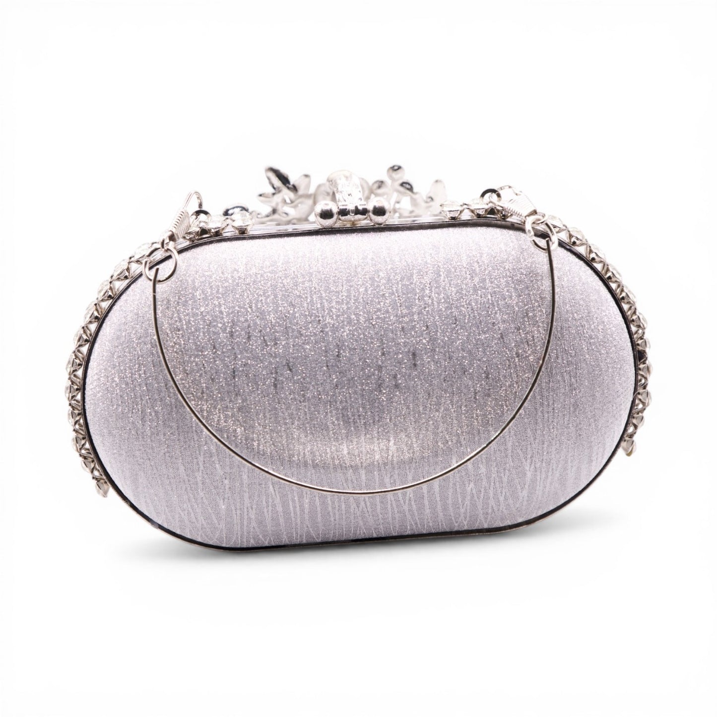 Estelle - Silver Clutch