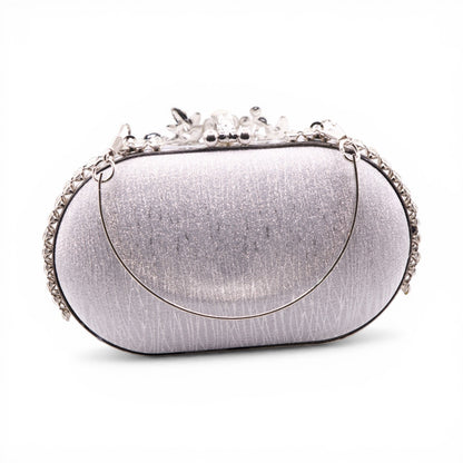 Estelle - Silver Clutch
