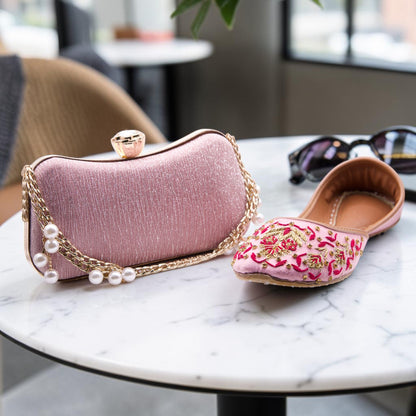 Amour -  Blush Pink Clutch