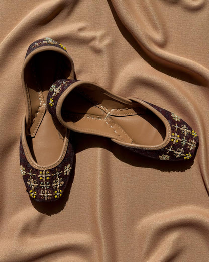 Mughal - Maroon Jutti