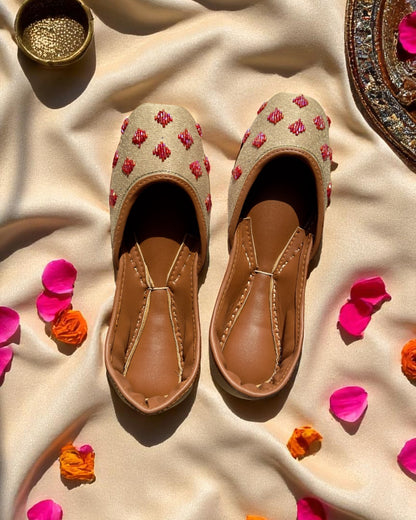Nawabi - Bronze Jutti