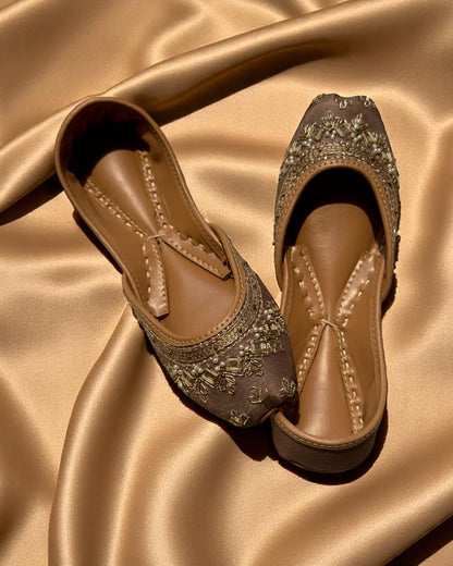 Bahaar - Brown Jutti