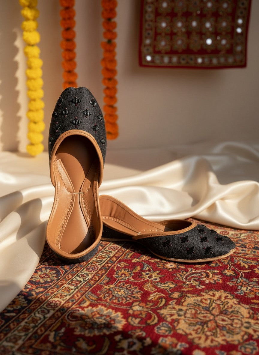 Nawabi - Black Jutti