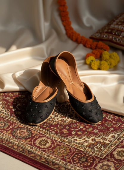 Nawabi - Black Jutti