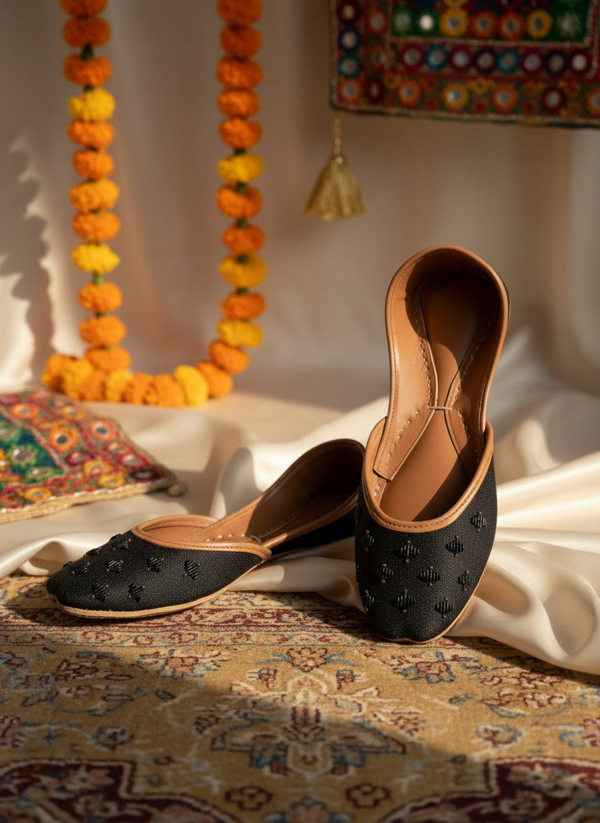 Nawabi - Black Jutti
