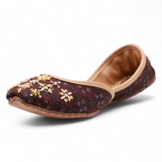 Mughal - Maroon Jutti