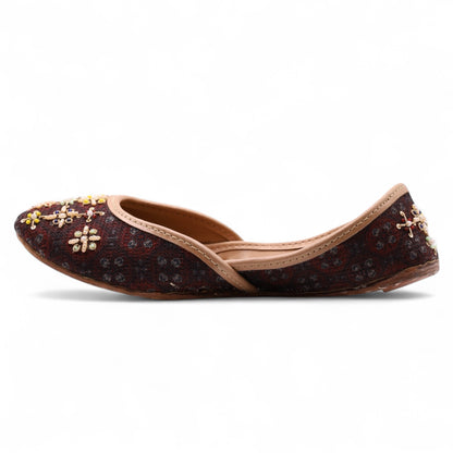 Mughal - Maroon Jutti