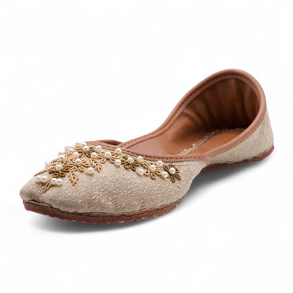 Chandni - Beige Jutti