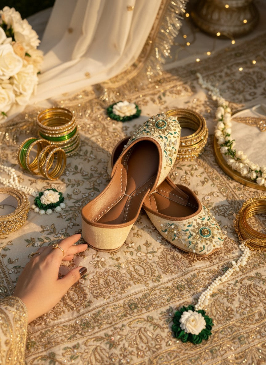Qila - Beige Jutti